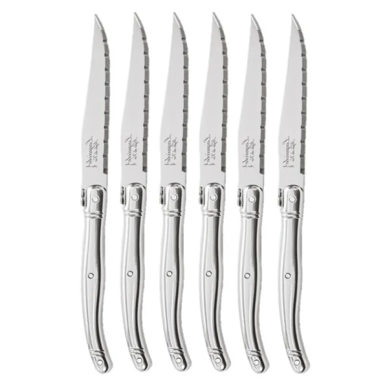 Biffkniver 23 cm 6 stk stainless