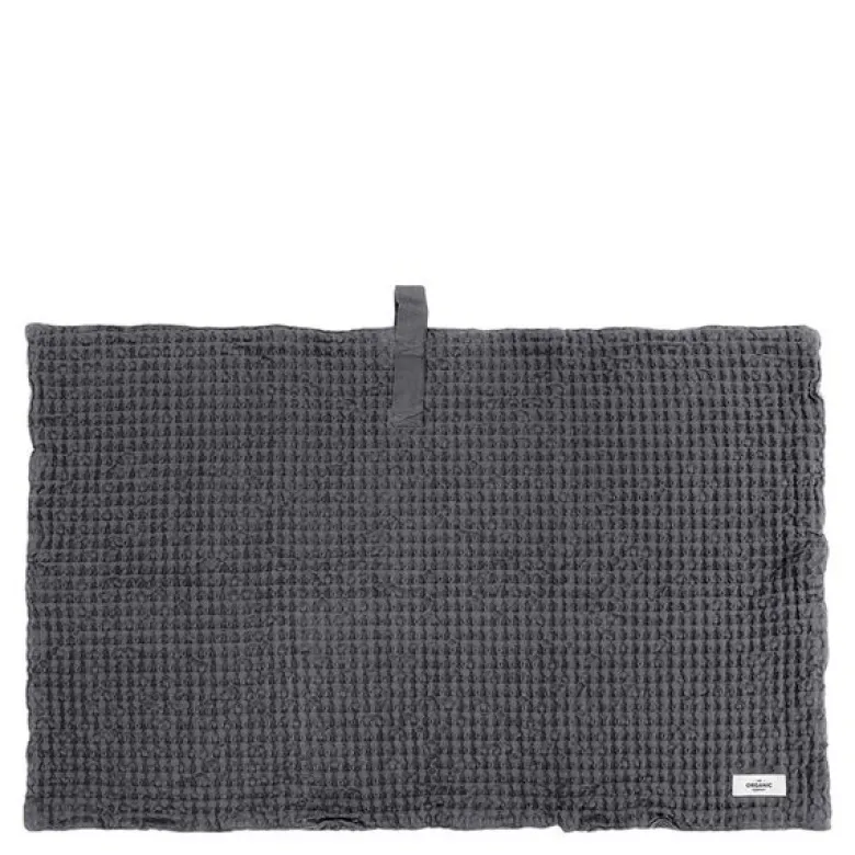 Big Waffle badematte 80x55 cm mørkegrå