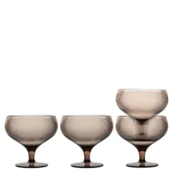 Billi champagneglass 40 cl 4 stk brun