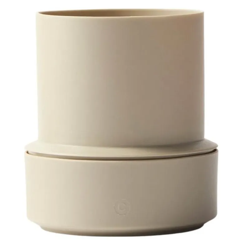Billund selvvannende urtepotte 14x12 cm cumin