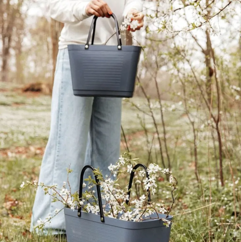 Biobased Plastic veske liten 7,5L dueblå