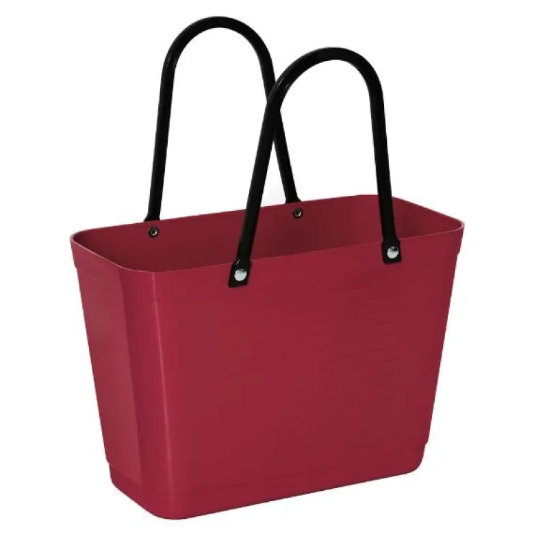Biobased Plastic veske liten 7,5L vinrød