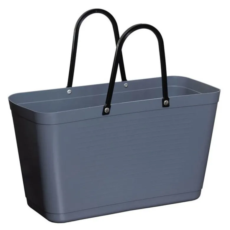 Biobased Plastic veske stor 15L dueblå