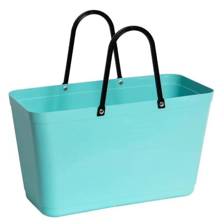 Biobased Plastic veske stor 15L aqua