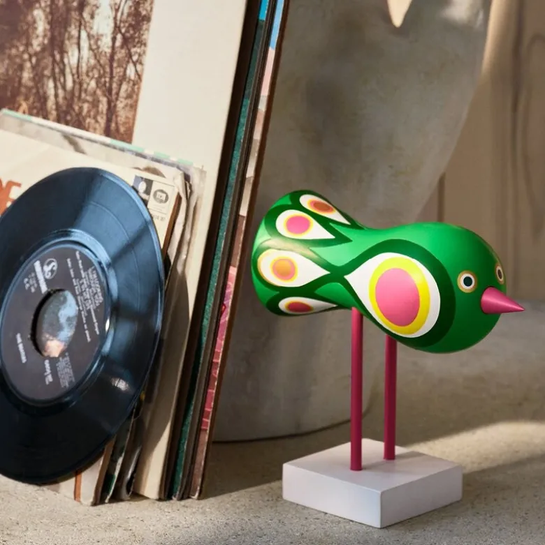 Birds 1967 no 2 16 cm grønn/rosa