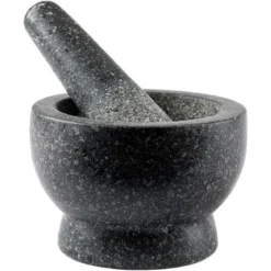 Birkedal morter 13x9 cm granitt
