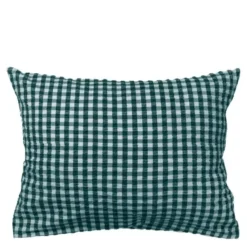 Bæk&Bølge putetrekk 60x50 cm grønn/lys blå