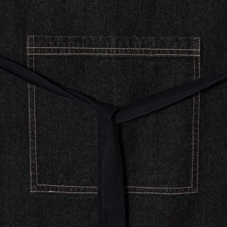 Black Denim forkle one size svart