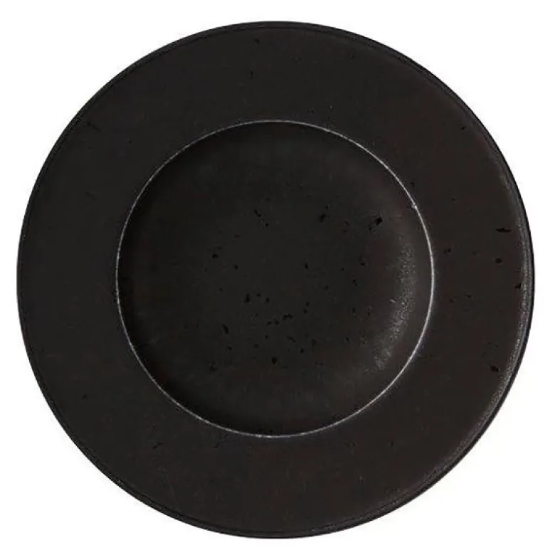 Black Satin dyp tallerken 25 cm