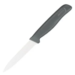 Bølget grønnsakskniv 10 cm beluga grey