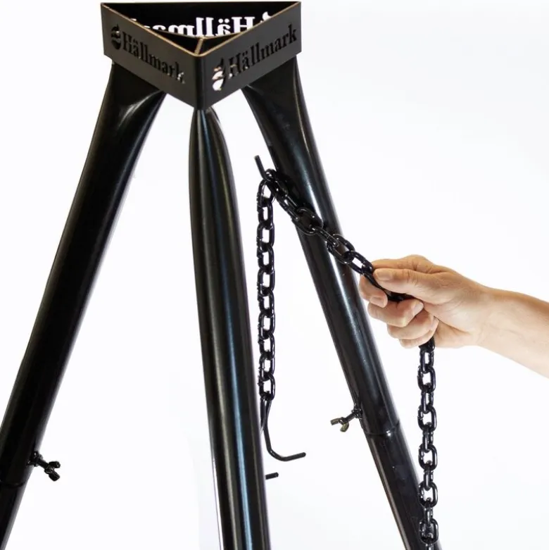Bålpanne med stativ 170 cm