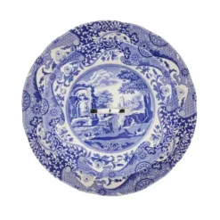 Blue Italian 2-etasjes kakefat 27 cm blå/hvit