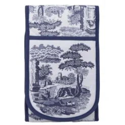 Blue Italian grytevott dobbel 18x88 cm blå/hvit