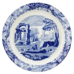 Blue Italian paiform 26x26 cm blå/hvit