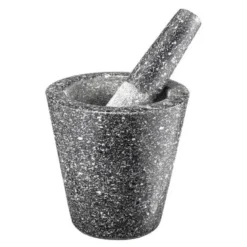 Boda morter 14x17 cm granitt