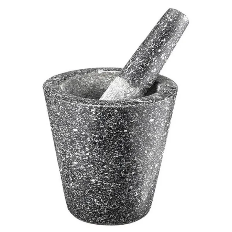 Boda morter 14x17 cm granitt