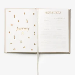 Bon Voyage reisejournal blå