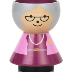Bordfolk bestemor eggeglass