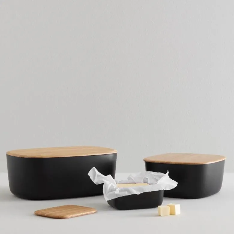 BOX-IT brødboks 23 cm svart