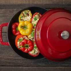 Braiser støpejernsgryte 28 cm 5L cherry