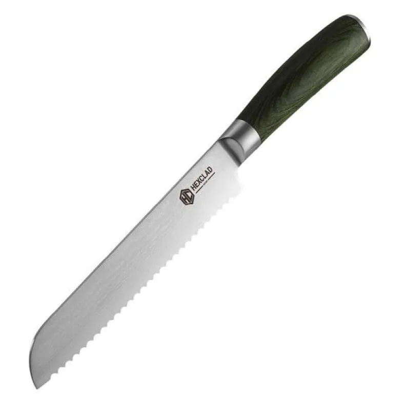 Brødkniv 20 cm skogsgrønn
