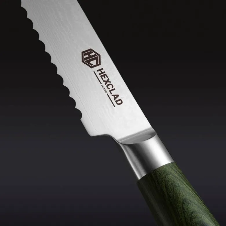 Brødkniv 20 cm skogsgrønn