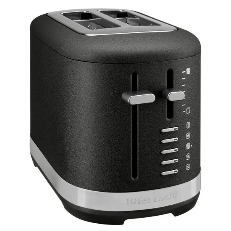 Brødrister 5KMT2109EBK 2 skiver brede spor cast iron black