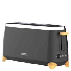 Brødrister 2 skive lang 1050W Bambus