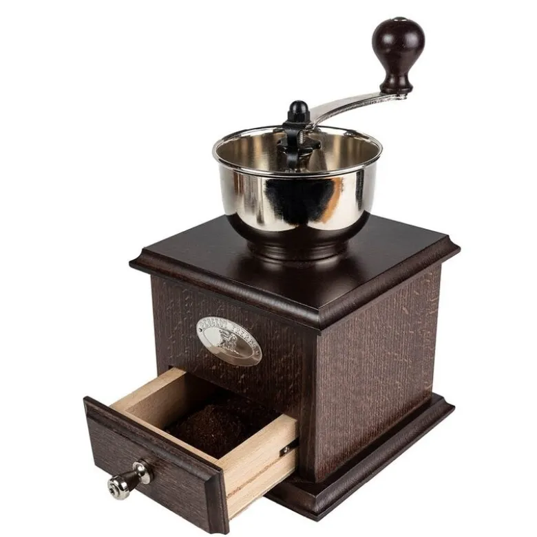 Bresil manuell kaffekvern 21 cm valnøttfarget bøk