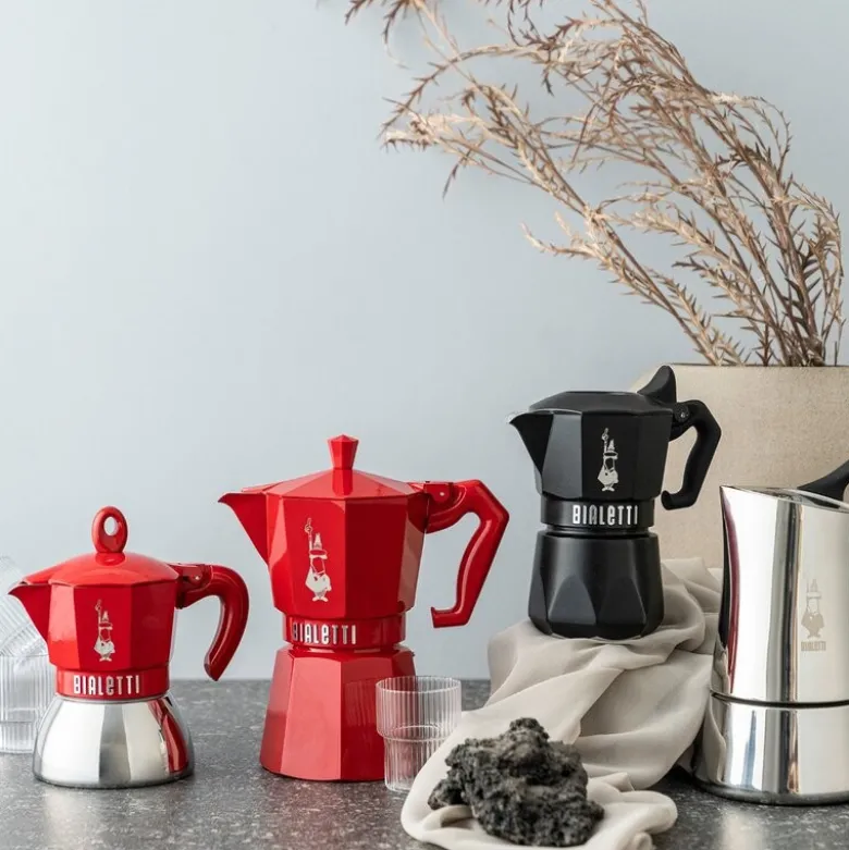Brikka Exclusive espressokanne 2- kopper 10 cl svart