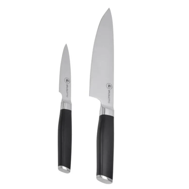 Brusletto knivsett 2 deler svart