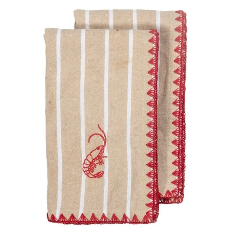 Bubba serviettsett 45x45 cm 2 stk beige