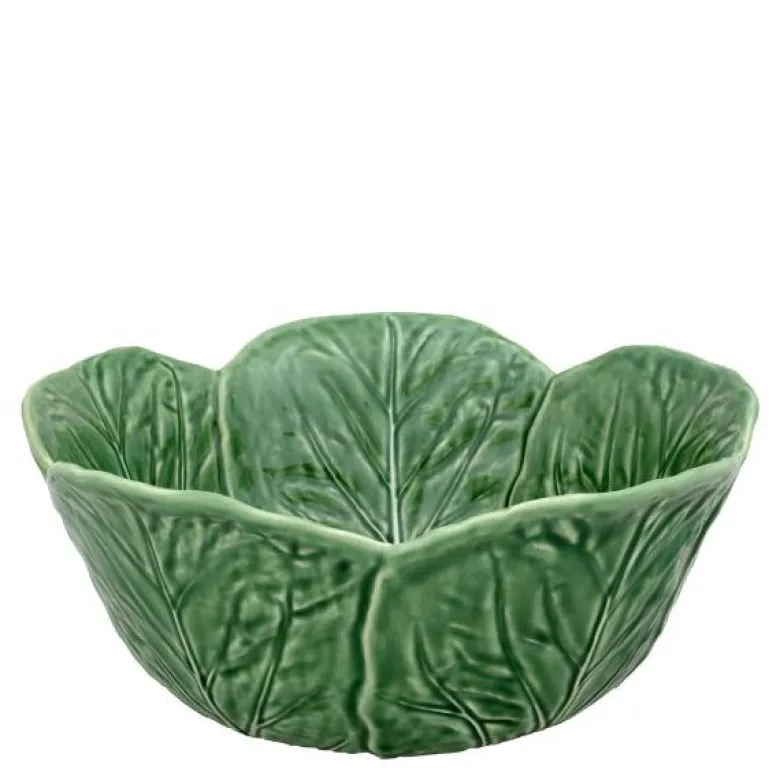 Cabbage skål kålblad 29,5 cm grønn