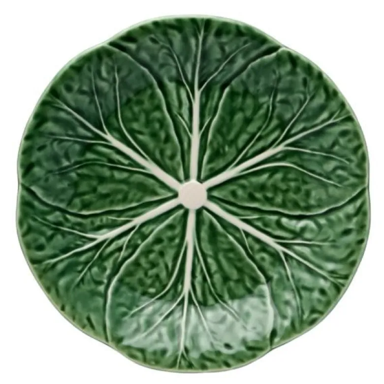 Cabbage tallerken kålblad 19 cm grønn