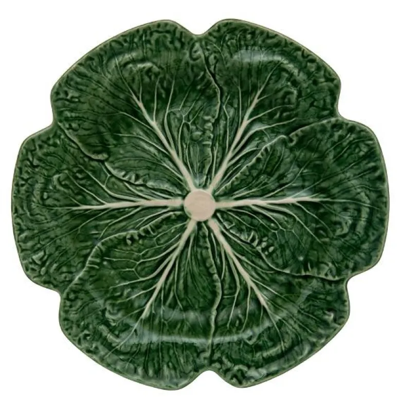 Cabbage tallerken kålblad 30,5 cm grønn