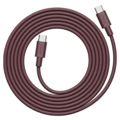 Cable 1 Bauhaus Archiv USB-C til USB-C kabel 2 m Mulberry Red