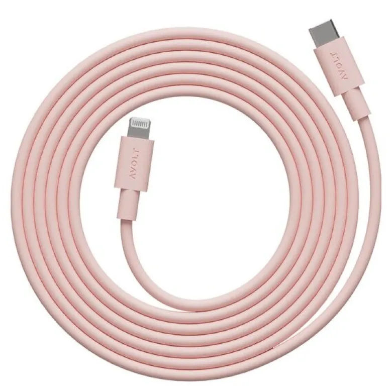 Cable 1 USB-C til Lightning kabel 2 m New Pink