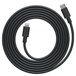 Cable 1 USB-C til Lightning kabel 2 m Stockholm Black