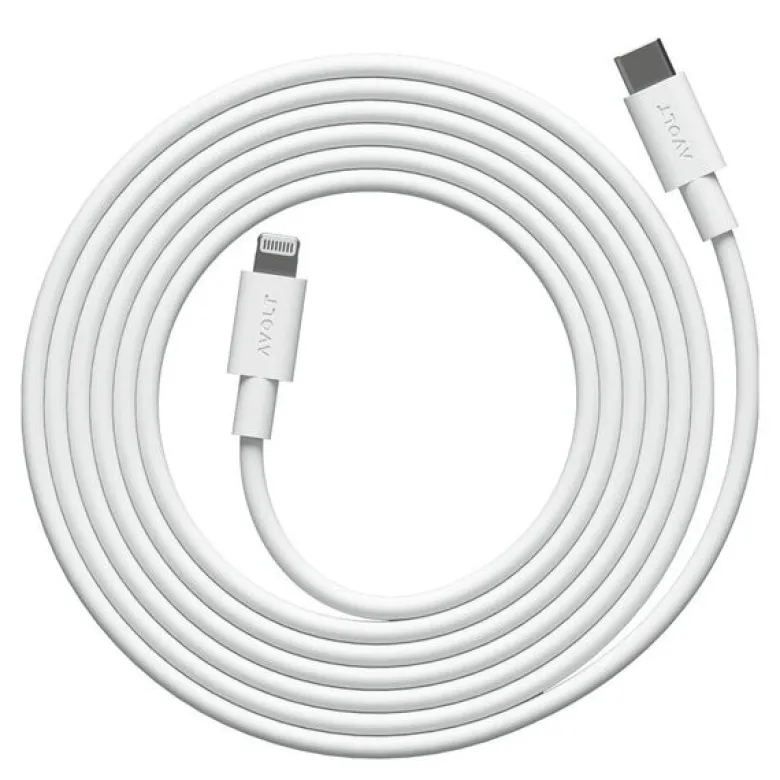 Cable 1 USB-C til Lightning kabel 2 m Opal White