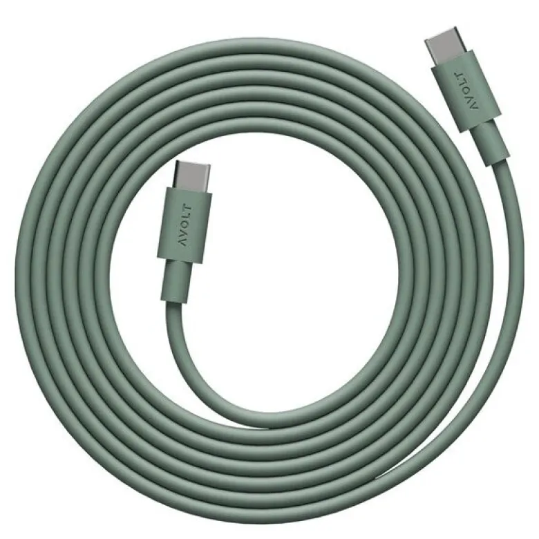 Cable 1 USB-C til USB-C kabel 2 m Oak Green