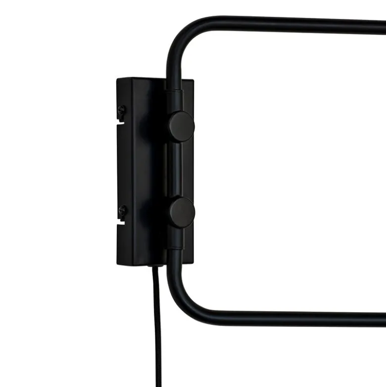 Cale vegglampe 46 cm svart