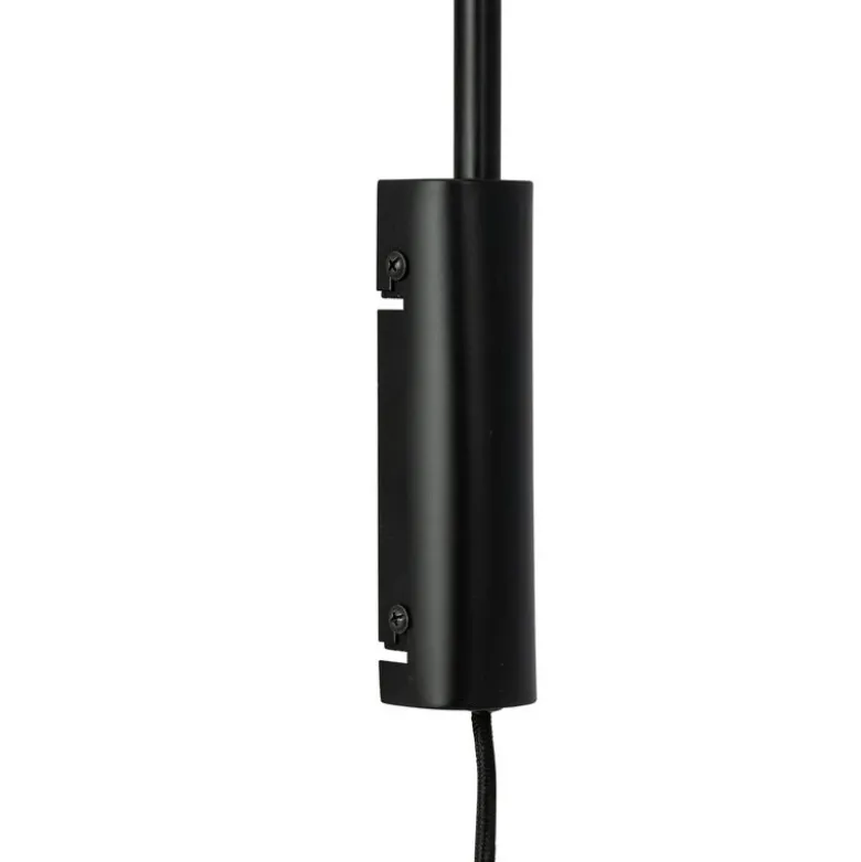 Cale vegglampe med vinkel 46 cm svart