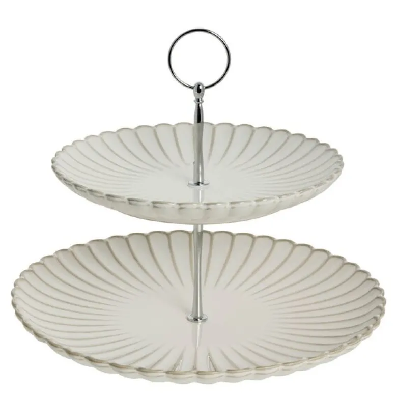 Camille etasjefat 27 cm off white