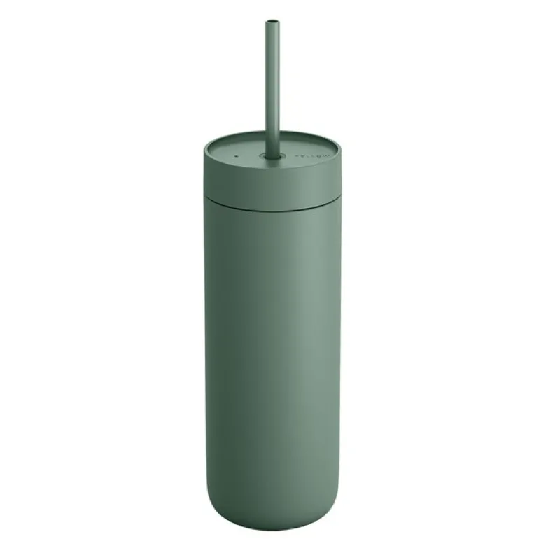 Carter Cold Desert Capsule tumbler med sugerør 590 ml smoke green