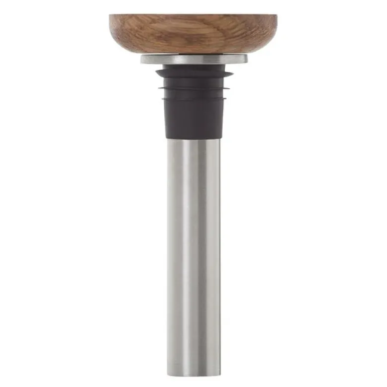 CasQ vinstopper m/vakumpumpe 10,5 cm eik/stål