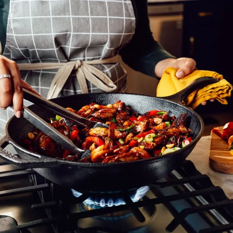 Chef Collection wokpanne støpejern 32 cm