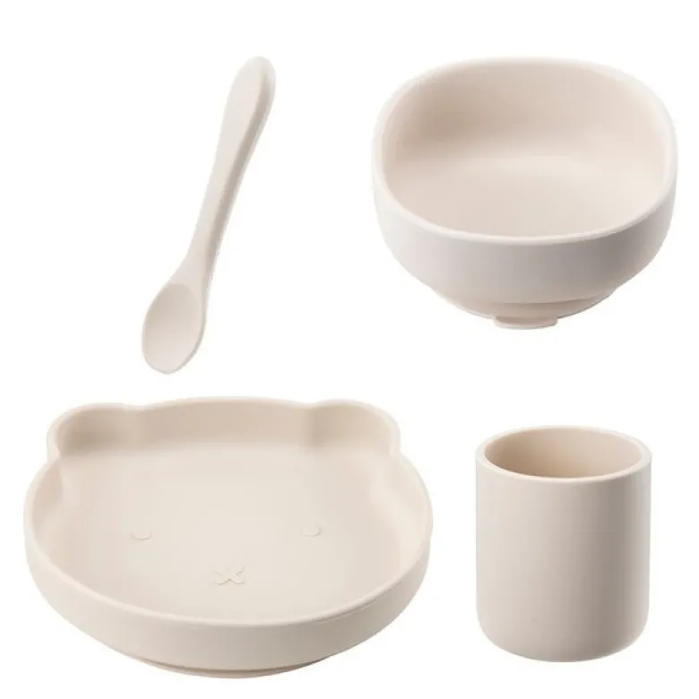 Chic kids barneservise 4 deler krem