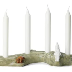 Christmas Tales adventsstake H10 cm hvit