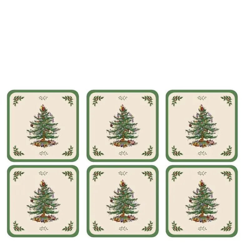 Christmas Tree glassbrikke 6 stk