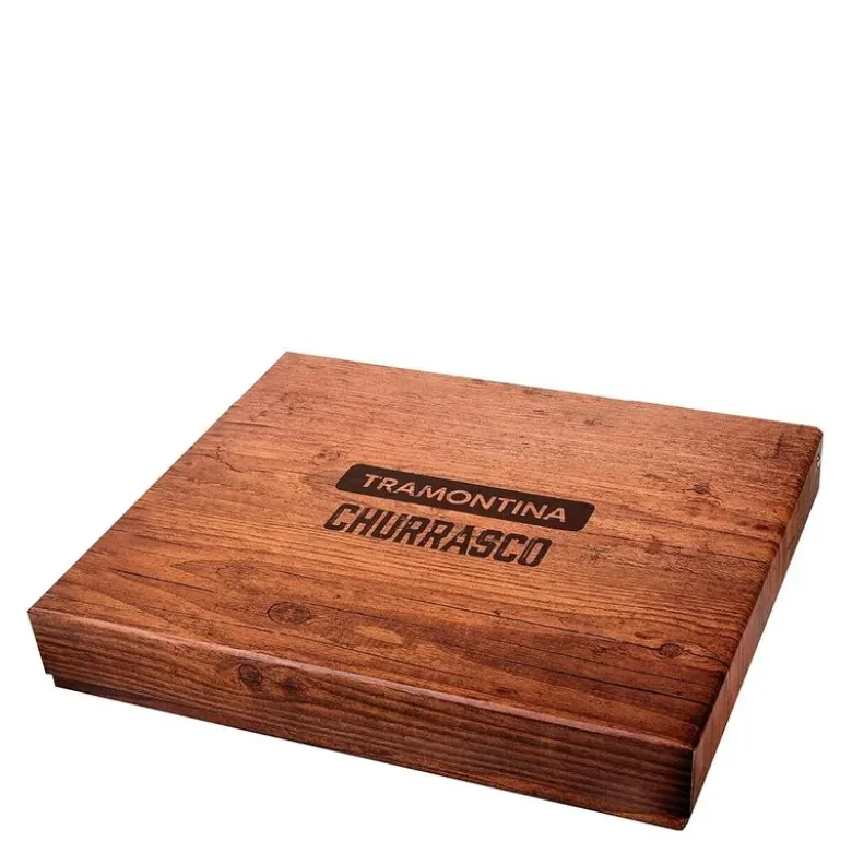Churassco BBQ sett 15 deler cutelaria 55169 mørk brun